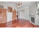 Bright bedroom featuring hardwood floors and built-in closets at 380 Ashley Ave, Charleston, SC 29403