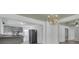 Gray kitchen with stainless steel appliances and a wood countertop at 1586 Highway 15, Saint George, SC 29477
