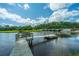 Wooden dock with access ramp over calm water at 8083 Point Of Pines Rd, Edisto Island, SC 29438