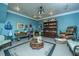 Spacious salon with comfortable seating and ample product storage at 8083 Point Of Pines Rd, Edisto Island, SC 29438