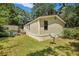 Single wide mobile home with large backyard and satellite dish at 137 Thelma Dr, Summerville, SC 29485