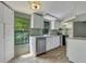 Kitchen with white cabinets, granite counters, and stainless steel appliances at 137 Thelma Dr, Summerville, SC 29485