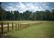 Wooden fence alongside a grassy field, offering privacy and open space at 210 Oyster Catcher Ln, Ravenel, SC 29470