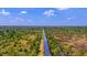 Aerial view of a long waterway cutting through a vast landscape at 210 Oyster Catcher Ln, Ravenel, SC 29470