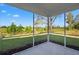 Spacious screened porch overlooking the backyard at 426 Grove End Rd, Moncks Corner, SC 29461