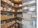 Well-organized pantry with ample shelving and baskets for storage at 1602 Bernier Commons, Johns Island, SC 29455