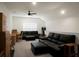 Bright bonus room featuring a ceiling fan and plush seating at 386 Tupelo Lake Dr, Summerville, SC 29486