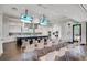Modern community kitchen with a large island and seating at 386 Tupelo Lake Dr, Summerville, SC 29486