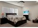 Spacious main bedroom with a large bed, TV, and plenty of floor space at 386 Tupelo Lake Dr, Summerville, SC 29486