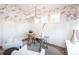 Home office with wood-paneled walls, built-in shelving and hardwood floors at 366 Wappoo Trace Ln, Summerville, SC 29486