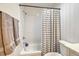 Clean bathroom with a tub, shower, and white subway tile at 266 Alexandra Dr # 15, Mount Pleasant, SC 29464