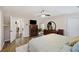 Bright bedroom with a queen-size bed and built-in closet at 5 Avon Ct, Charleston, SC 29407