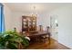 Bright dining room with hardwood floors and built-in hutch at 5 Avon Ct, Charleston, SC 29407