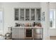 Built-in wet bar with wine cooler and ample storage at 301 Longshore St # 441, Charleston, SC 29492