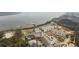 Aerial view showing a modern community near the water, with new construction visible at 301 Longshore St # 441, Charleston, SC 29492
