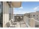 Spacious balcony with outdoor seating and water views at 301 Longshore St # 441, Charleston, SC 29492