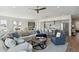 Open concept living space with a large sectional sofa and access to the kitchen at 301 Longshore St # 441, Charleston, SC 29492