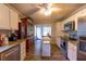 Kitchen with white cabinets, stainless steel appliances and an island at 136 Lancer Dr, Summerville, SC 29485