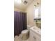 Clean bathroom with a shower/tub combo and white vanity at 136 Lancer Dr, Summerville, SC 29485