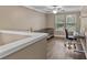 Functional home office with desk, chair, and pet crates at 316 Bay Village Ln, Moncks Corner, SC 29461