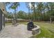 Large patio with built-in grill and seating area at 316 Bay Village Ln, Moncks Corner, SC 29461