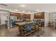 Spacious kitchen with granite island, stainless steel appliances, and ample cabinetry at 316 Bay Village Ln, Moncks Corner, SC 29461