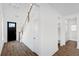 Bright and spacious entryway with hardwood floors and coat closet at 425 Grove End Rd, Moncks Corner, SC 29461
