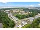 Aerial view of new neighborhood with various home styles and water features at 1663 Cultivation Ln # 455, Mount Pleasant, SC 29466