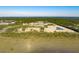 Aerial view of new construction homes and undeveloped land at 1663 Cultivation Ln # 455, Mount Pleasant, SC 29466