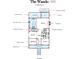 First floor plan showcasing gourmet kitchen, home office, and screened deck at 1663 Cultivation Ln # 455, Mount Pleasant, SC 29466