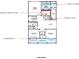 Second floor plan with primary suite, laundry, and two additional bedrooms at 1663 Cultivation Ln # 455, Mount Pleasant, SC 29466