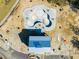 Overhead view of a community pool under construction at 1663 Cultivation Ln # 455, Mount Pleasant, SC 29466