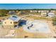 Aerial view of a community pool under construction, adjacent to new homes at 1663 Cultivation Ln # 455, Mount Pleasant, SC 29466