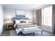 Spacious bedroom with plush carpet and large windows at 1668 Siloh Dr # 470, Mount Pleasant, SC 29466