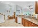 Kitchen with granite countertops, breakfast bar, and tile flooring at 2851 Curran Pl, Mount Pleasant, SC 29466
