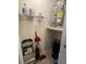 Storage room with shelving and water heater at 1600 Long Grove Dr # 628, Mount Pleasant, SC 29464