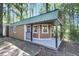 Exterior view of a large wooden shed at 598 Maple Branch Rd, Reevesville, SC 29471