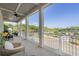 Relaxing balcony with outdoor seating, and scenic waterfront views at 301 Longshore St # 423, Charleston, SC 29492