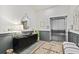 Building lobby with modern console table, elevator, and stylish decor at 301 Longshore St # 423, Charleston, SC 29492