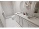 Bathroom with double vanity and walk-in shower at 7421 Indigo Palms Way, Johns Island, SC 29455