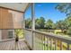 Peaceful screened porch overlooking a pond at 1443 Cambridge Lakes Dr, Mount Pleasant, SC 29464