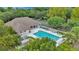 Community pool with surrounding patio and landscaping at 1443 Cambridge Lakes Dr, Mount Pleasant, SC 29464