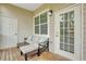 Deck with seating area and access to the backyard at 1443 Cambridge Lakes Dr, Mount Pleasant, SC 29464