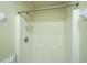 Small shower stall with simple shower caddy at 225 Cantering Hills Ln, Summerville, SC 29483