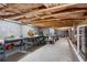 Unfinished basement with high ceilings and plenty of storage space at 2340 Marsh Hen Dr, Seabrook Island, SC 29455