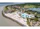 Beachfront community pool and lounge area at 2340 Marsh Hen Dr, Seabrook Island, SC 29455
