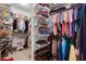 Large walk-in closet with ample shelving and hanging space at 2340 Marsh Hen Dr, Seabrook Island, SC 29455