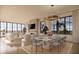 Spacious living room with fireplace and water views at 3209 Marshall Blvd, Sullivans Island, SC 29482