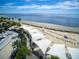 Beachfront resort with lounge chairs and shade structures at 1351 Pelican Watch Villas, Seabrook Island, SC 29455