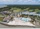 Aerial view of resort community near golf course and ocean at 1351 Pelican Watch Villas, Seabrook Island, SC 29455